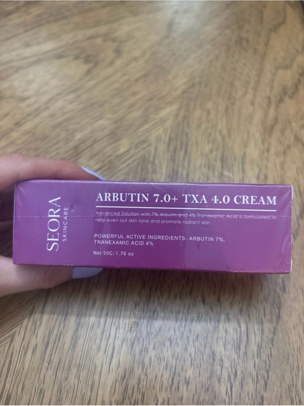 Seora Arbutin 7.0+ TXA 4.0 Brightening Cream — Pink